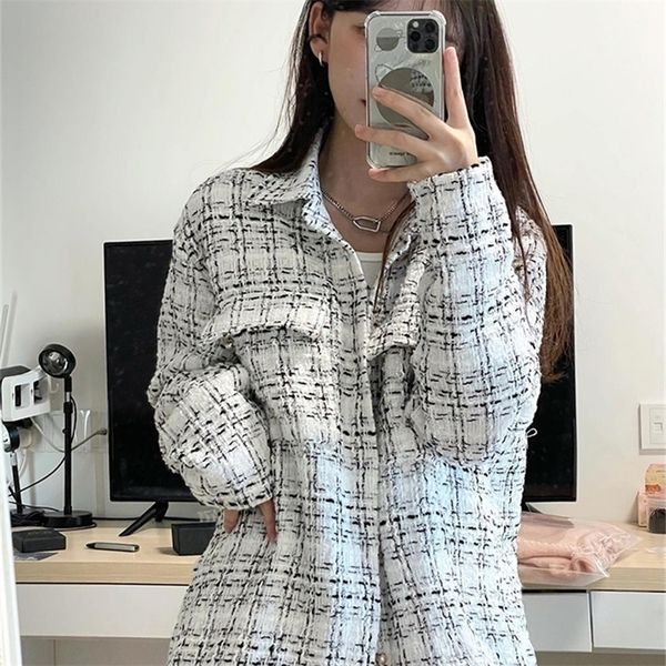 womens jackets white tweed coat women french elegant temperament neck singlebreasted doublepocket longsleeved jacket autumn and winter 22100, Black;brown
womens jackets white tweed coat women french elegant temperament neck singlebreasted doublepocket longsleeved jacket autumn and winter 22100, Black;brown