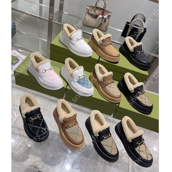 designer casual shoes women loafers classic vintage loafer metal button wool shoe winter fur fluffy sandals platform mules size 35-42, Black
designer casual shoes women loafers classic vintage loafer metal button wool shoe winter fur fluffy sandals platform mules size 35-42, Black
