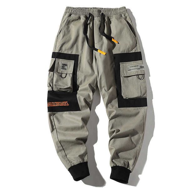 men's pants 2022 hip hop men multi-pocket elastic waist design harem pant street punk hip hop casual trousers joggers male cargo pants, Black
men's pants 2022 hip hop men multi-pocket elastic waist design harem pant street punk hip hop casual trousers joggers male cargo pants, Black