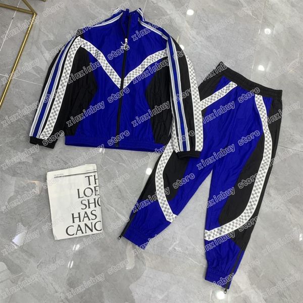 22ss mens women designers tracksuits dance man zipper plaid streetwear windbreaker running tracksuit men designer blue -2xl2070, Gray
22ss mens women designers tracksuits dance man zipper plaid streetwear windbreaker running tracksuit men designer blue -2xl2070, Gray
