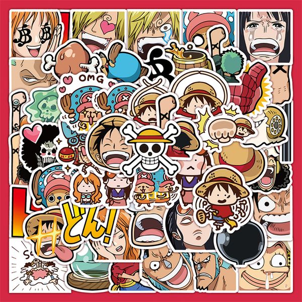 60pcs one piece stickers for water bottles anime cartoon luffy funny expression sticker for kids teens adults
60pcs one piece stickers for water bottles anime cartoon luffy funny expression sticker for kids teens adults