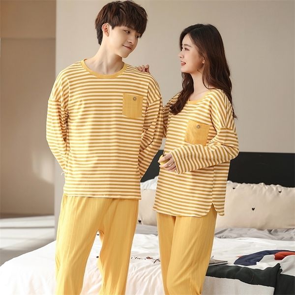 men's sleepwear pajamas for lovers spring autumn striped comfortable lady's long sleeve full cotton leisure home clothes and night, Black;brown
men's sleepwear pajamas for lovers spring autumn striped comfortable lady's long sleeve full cotton leisure home clothes and night, Black;brown