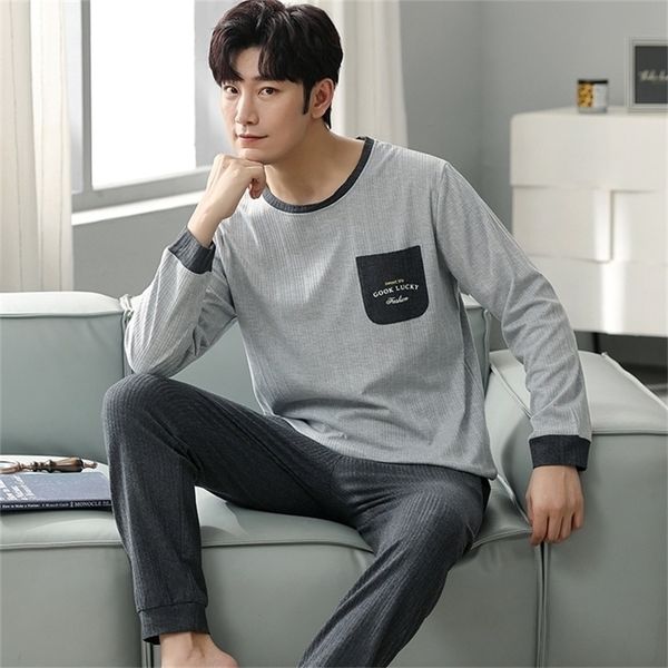 men's sleepwear big yards l 4xl full cotton pyjamas men pijamas para hombre long sleeve casual sleepwear homewear gray pajamas set for, Black;brown
men's sleepwear big yards l 4xl full cotton pyjamas men pijamas para hombre long sleeve casual sleepwear homewear gray pajamas set for, Black;brown