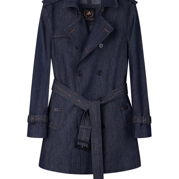 men s trench coats denim windbreaker men s classic medium long double row button fadeless thickened warmth british fashion black coat 221007, Tan;black
men s trench coats denim windbreaker men s classic medium long double row button fadeless thickened warmth british fashion black coat 221007, Tan;black