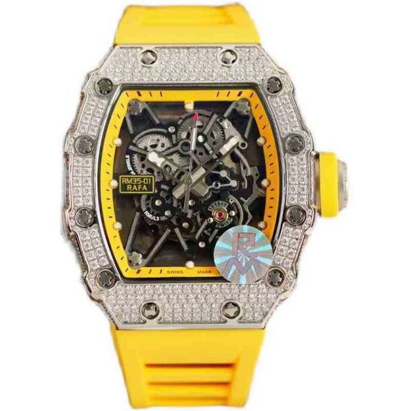 watches wristwatch luxury richa milles designer men's automatic mechanical watch diamond inlaid transparent sky star hollowed out perso, Slivery;brown
watches wristwatch luxury richa milles designer men's automatic mechanical watch diamond inlaid transparent sky star hollowed out perso, Slivery;brown
