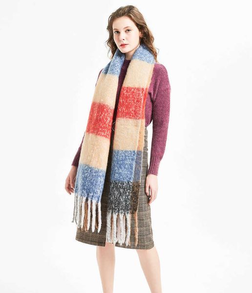 scarves winter scarf women cashmere warm pashmina plaid female wraps thick soft bufanda big tassels shawl long stole g221007, Blue;gray
scarves winter scarf women cashmere warm pashmina plaid female wraps thick soft bufanda big tassels shawl long stole g221007, Blue;gray