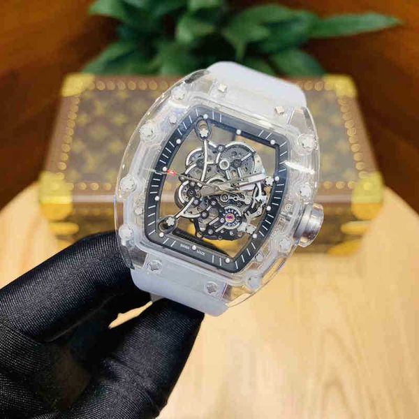 watch designer luxury mens mechanical automatic personality fashion transparent crystal hollow tape tide richa milles wine barrel sha39be go, Slivery;golden
watch designer luxury mens mechanical automatic personality fashion transparent crystal hollow tape tide richa milles wine barrel sha39be go, Slivery;golden