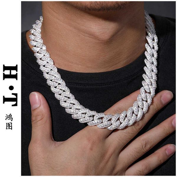 pendant necklaces strands strings cuban width 20mm3 row zircon bubble hip hop necklace miami men's fashion brand collar chain accessori, Silver
pendant necklaces strands strings cuban width 20mm3 row zircon bubble hip hop necklace miami men's fashion brand collar chain accessori, Silver