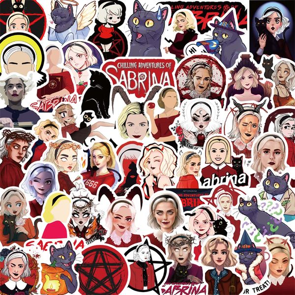 50pcs tv show chilling adventures of sabrina stickers witch graffiti kids toy skateboard car motorcycle bicycle sticker decals wholesale
50pcs tv show chilling adventures of sabrina stickers witch graffiti kids toy skateboard car motorcycle bicycle sticker decals wholesale