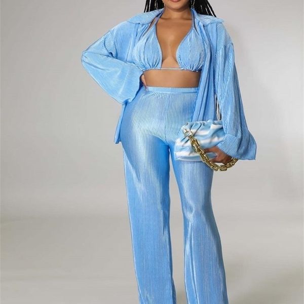 womens two piece pants long sleeve shirts with bra sets woman two pieces set solid pleated trouser suits female fashion straight pants outfi, White
womens two piece pants long sleeve shirts with bra sets woman two pieces set solid pleated trouser suits female fashion straight pants outfi, White