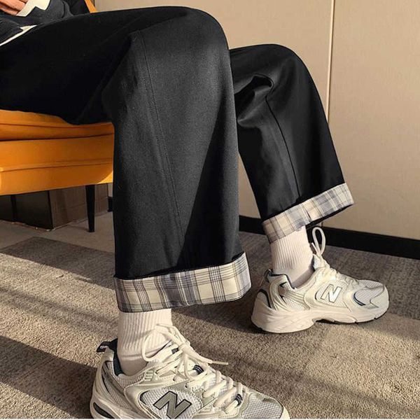 men's pants celana hip hop untuk pria wanita longgar ukuran besar 2021 tren baru liar pinggang tinggi tipis lebar-kaki celana preppy mu, Black
men's pants celana hip hop untuk pria wanita longgar ukuran besar 2021 tren baru liar pinggang tinggi tipis lebar-kaki celana preppy mu, Black