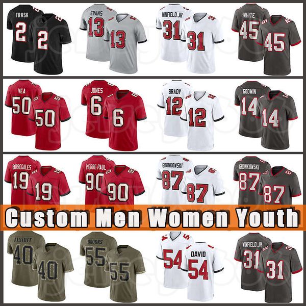 12 tom brady chris godwin mike evans jerseys julio jones football buccaneeres devin white logan hall rob gronkowski antoine winfield jr leon, Black;red
12 tom brady chris godwin mike evans jerseys julio jones football buccaneeres devin white logan hall rob gronkowski antoine winfield jr leon, Black;red
