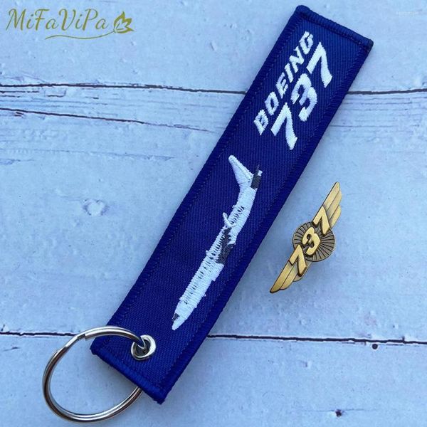 keychains mifavipa blue 737 embroidery keychain with brooch llavero aviation key chains for flight crew gift chaveiro ringskeychains ludh, Silver
keychains mifavipa blue 737 embroidery keychain with brooch llavero aviation key chains for flight crew gift chaveiro ringskeychains ludh, Silver