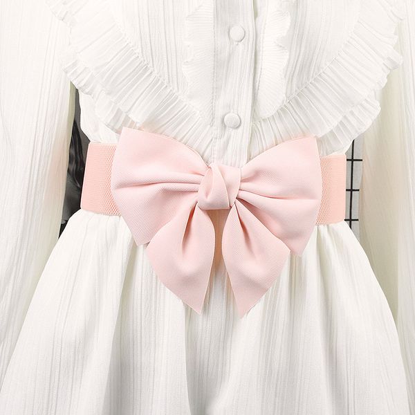 elegant skirts large bow elastic belts for women wide side belt dress female jeans waistband trouser simple decoration, Black
elegant skirts large bow elastic belts for women wide side belt dress female jeans waistband trouser simple decoration, Black
