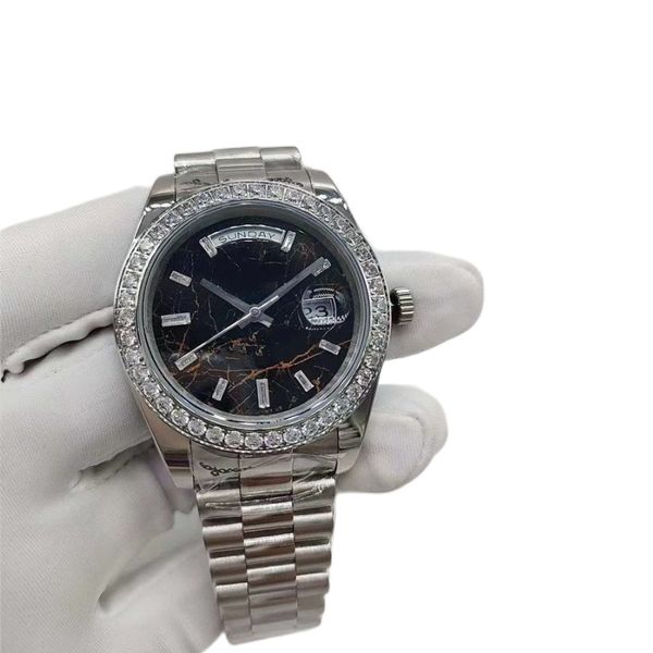 zr maker mens watch silver lens time scale 41mm diameter diamond bezel dual date stainless steel president asia 2813 automatic men's sp, Slivery;brown
zr maker mens watch silver lens time scale 41mm diameter diamond bezel dual date stainless steel president asia 2813 automatic men's sp, Slivery;brown