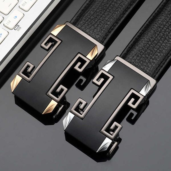 belts men's h automatic buckle casual first layer pure cow leather business versatile young trend belt 1006, Black;brown
belts men's h automatic buckle casual first layer pure cow leather business versatile young trend belt 1006, Black;brown
