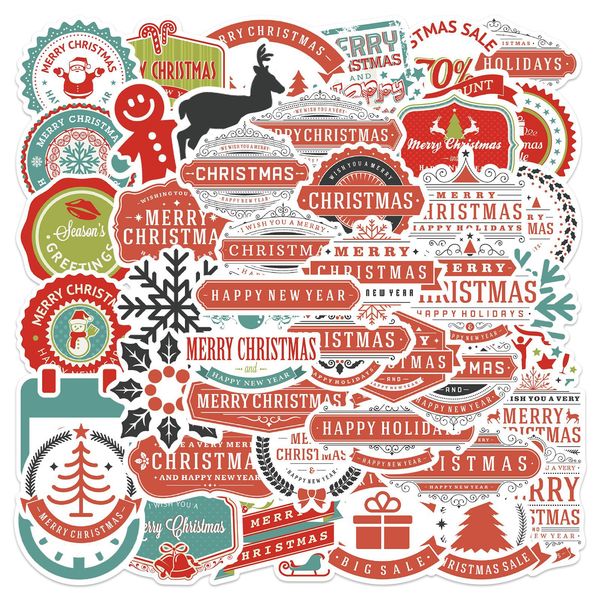 pack of 45pcs cartoon christmas decorate stickers no-duplicate waterproof vinyl sticker for luggage skateboard notebook water bottle car dec
pack of 45pcs cartoon christmas decorate stickers no-duplicate waterproof vinyl sticker for luggage skateboard notebook water bottle car dec