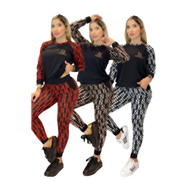 j2745 autumn new letter print tracksuits for women 2022 long sleeve round neck and sports pants casual brand two piece sets, Gray
j2745 autumn new letter print tracksuits for women 2022 long sleeve round neck and sports pants casual brand two piece sets, Gray