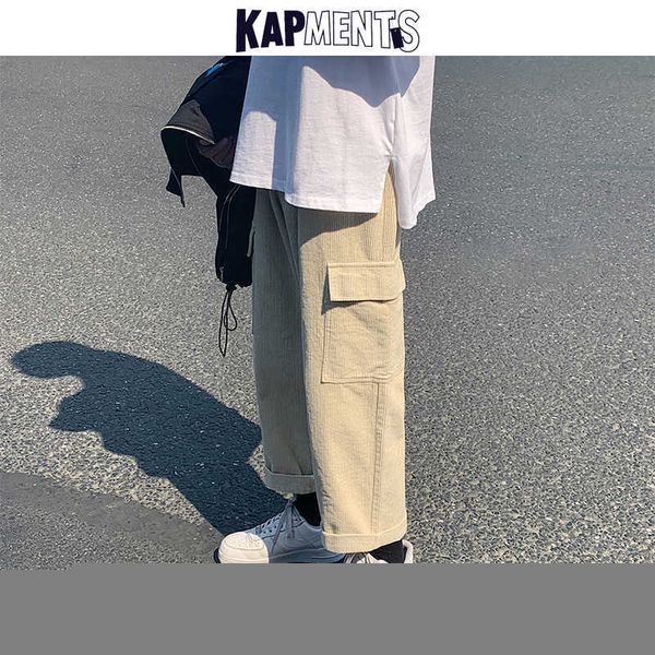 men's pants kapments vintage men corduroy pocket baggy cargo pants 2022 joggers mens japanese streetwear wide leg pants male korean tro, Black
men's pants kapments vintage men corduroy pocket baggy cargo pants 2022 joggers mens japanese streetwear wide leg pants male korean tro, Black