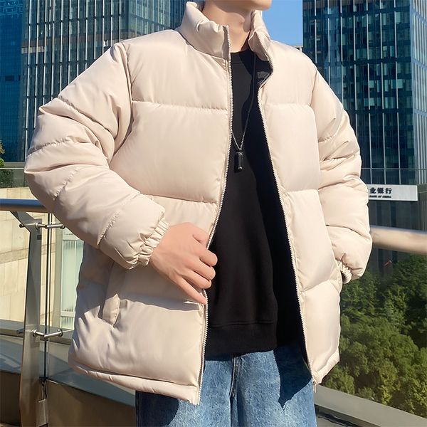 men's jackets men harajuku solid warm puffer jacket parka mens japanese streetwear winter jacket male korean fashion bubble coat women, Black;brown
men's jackets men harajuku solid warm puffer jacket parka mens japanese streetwear winter jacket male korean fashion bubble coat women, Black;brown