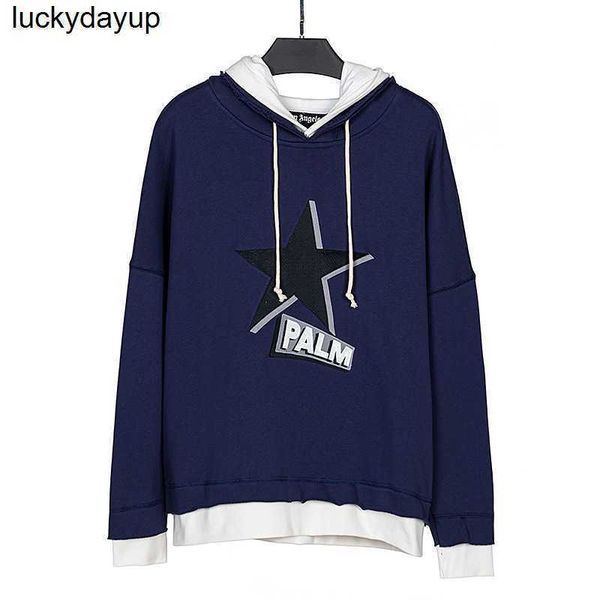 new men's hoodies designer sweatshirts palmss star printed hoodie pure cotton couple color contrast hoodie coat, Black
new men's hoodies designer sweatshirts palmss star printed hoodie pure cotton couple color contrast hoodie coat, Black
