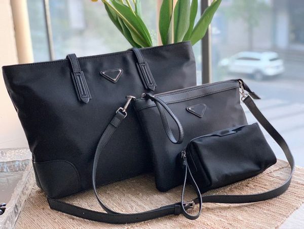 3 piece set nylon totes shopping tote bags handbags fashion womens woman handbag luxury designer prad black bag
3 piece set nylon totes shopping tote bags handbags fashion womens woman handbag luxury designer prad black bag