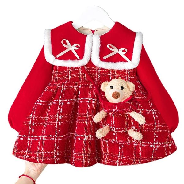girls dresses winter spring autumn new princess dress 2 pieces for children clothing baby girl dress fleece, Red;yellow
girls dresses winter spring autumn new princess dress 2 pieces for children clothing baby girl dress fleece, Red;yellow