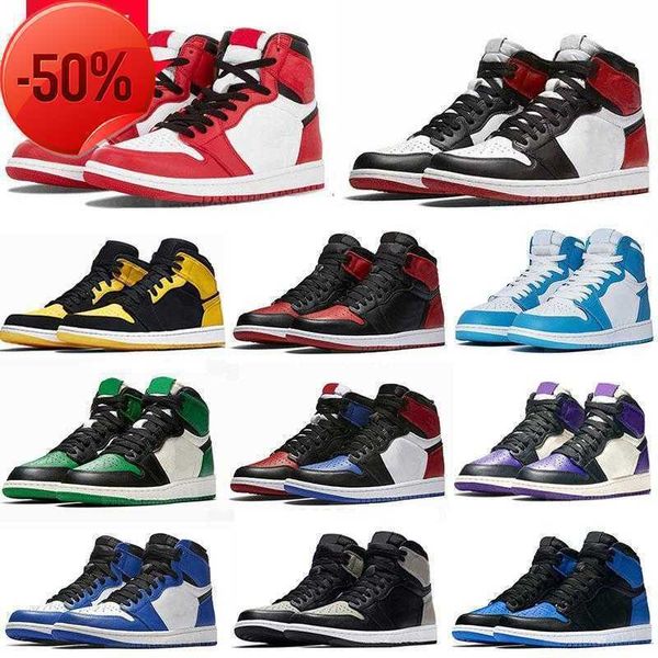 jumpman 1 og high basketball shoes 1s pink green university blue court purple royal bred toe unc obsidian game sneakers trainers, Black
jumpman 1 og high basketball shoes 1s pink green university blue court purple royal bred toe unc obsidian game sneakers trainers, Black