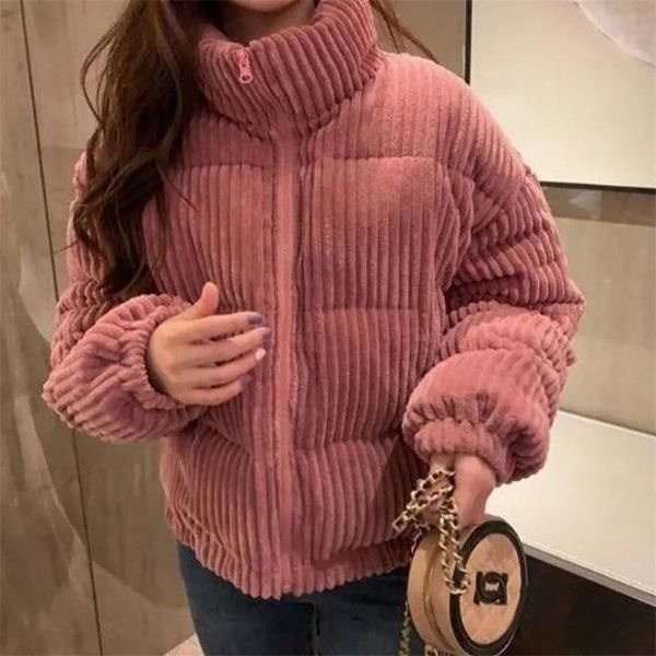 womens wool blends corduroy womens winter koreanstyle allmatch zipper shortheight loose bread cottonpadded clothes coat 221007, Black
womens wool blends corduroy womens winter koreanstyle allmatch zipper shortheight loose bread cottonpadded clothes coat 221007, Black