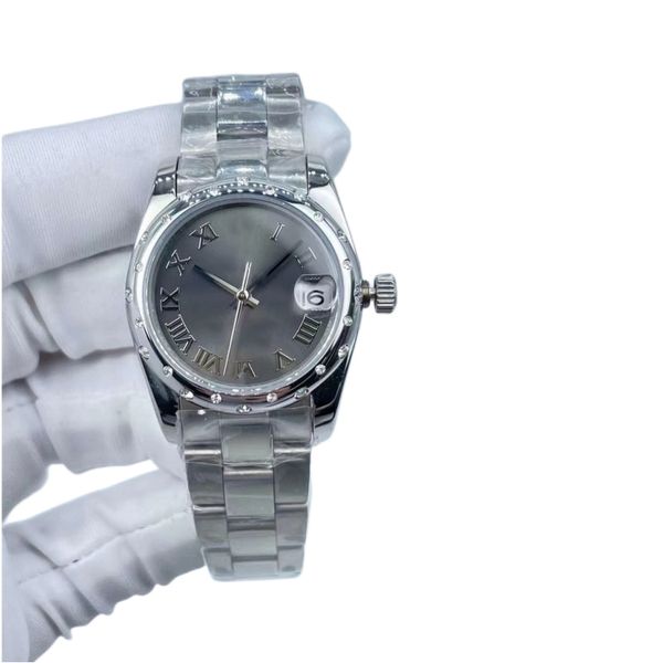 seller womens watches 31mm roman dial stainless steel mechanical automatic date premium sports for men and women stylish watches, Slivery;brown
seller womens watches 31mm roman dial stainless steel mechanical automatic date premium sports for men and women stylish watches, Slivery;brown