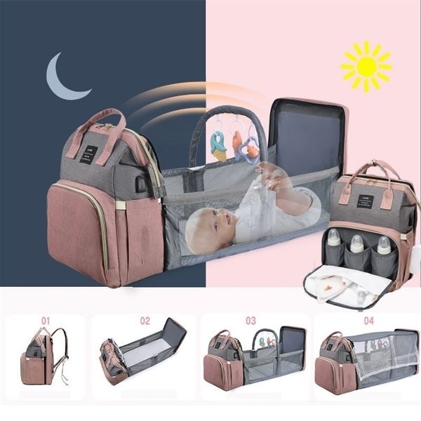 diaper bags foldable baby bed multi-function mummy large capacity waterproof outdoor born stroller crib 221007
diaper bags foldable baby bed multi-function mummy large capacity waterproof outdoor born stroller crib 221007