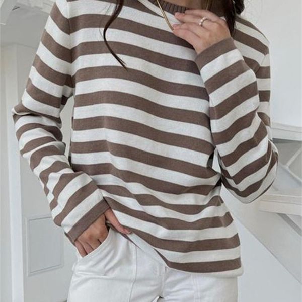 women's knits tees ladies striped autumn winter sweater women oversize loose warm soft casual knitted jumper chic women sweater female, White
women's knits tees ladies striped autumn winter sweater women oversize loose warm soft casual knitted jumper chic women sweater female, White