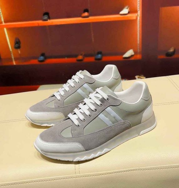 luxury design trail sports shoes blended fabrics sneaker bi-color plain leather skateboard walking comfort outdoor trainer 38-46 with box, Black
luxury design trail sports shoes blended fabrics sneaker bi-color plain leather skateboard walking comfort outdoor trainer 38-46 with box, Black