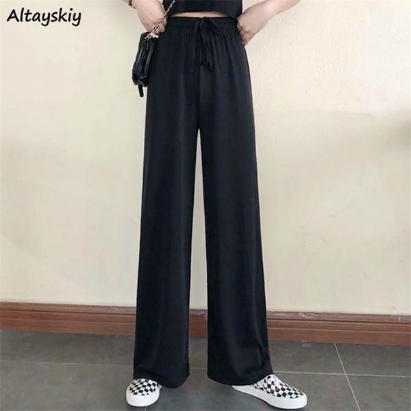 womens pants capris wide leg pants women pure black laceup korean style loose leisure high waists female spring long daily trousers streetwe, Black;white
womens pants capris wide leg pants women pure black laceup korean style loose leisure high waists female spring long daily trousers streetwe, Black;white