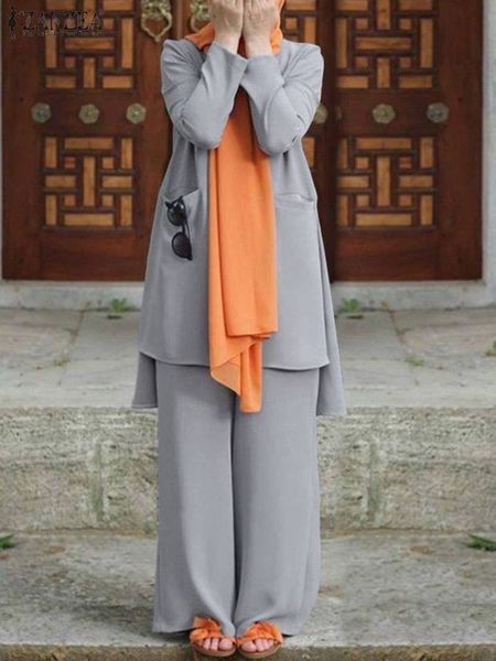 ethnic clothing zanzea vintage women 2pcs casual abaya hijab tracksuit summer long sleeve blouse suits loose matching sets muslim pant 22100, Red
ethnic clothing zanzea vintage women 2pcs casual abaya hijab tracksuit summer long sleeve blouse suits loose matching sets muslim pant 22100, Red