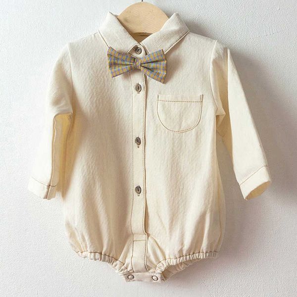 rompers 2020 autumn new baby boy long sleeve bodysuit with tie girl jumpsuits 100 day clothes birthday kids costume j220922, Blue
rompers 2020 autumn new baby boy long sleeve bodysuit with tie girl jumpsuits 100 day clothes birthday kids costume j220922, Blue