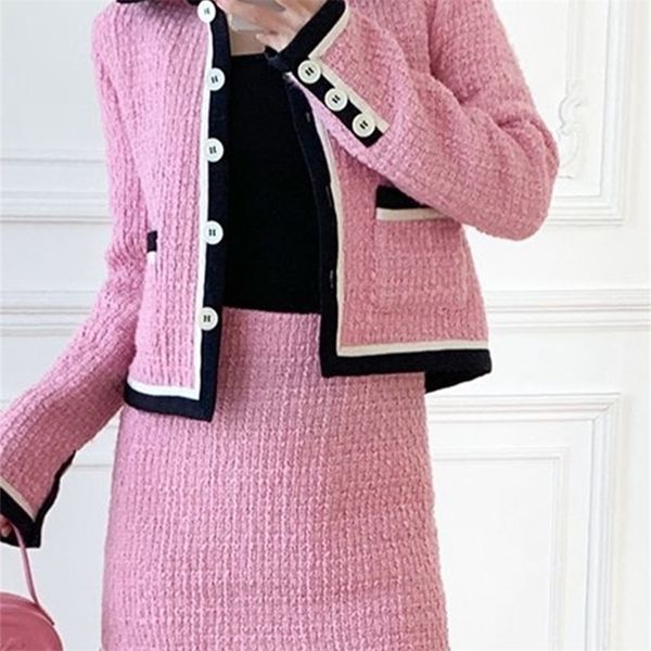 womens jackets women color patchwork tweed coat mini or skirt set lady elegant short jupe singlebreasted jacket with pockets autumn 221007, Black;brown
womens jackets women color patchwork tweed coat mini or skirt set lady elegant short jupe singlebreasted jacket with pockets autumn 221007, Black;brown