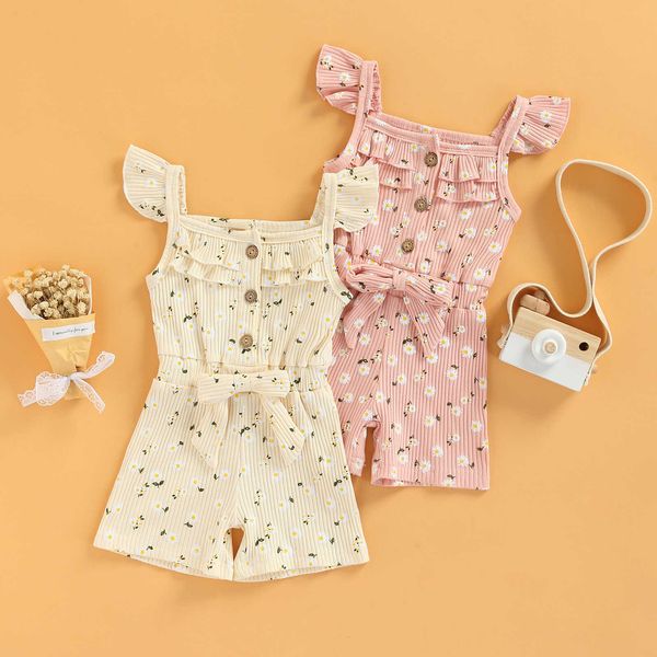 rompers 2022 summer clothes toddler kid girls playsuit square neck fly sleeves bow ribbed flowers printed jumpsuit rompers j220922, Blue
rompers 2022 summer clothes toddler kid girls playsuit square neck fly sleeves bow ribbed flowers printed jumpsuit rompers j220922, Blue