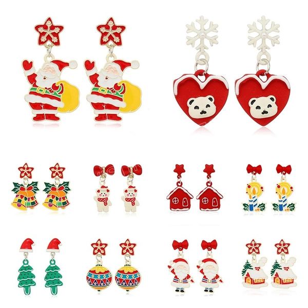 cute merry christmas dangle earring for women christmas tree santa claus deer bell earrings girls party jewelry gifts, Silver
cute merry christmas dangle earring for women christmas tree santa claus deer bell earrings girls party jewelry gifts, Silver