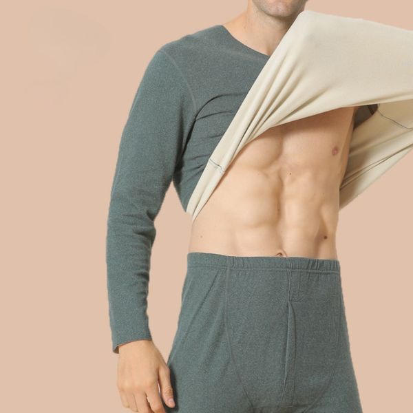 men s thermal underwear men set winter autumn warm black gray trousers seamless oversize 3xl long johns for mens 221007, Black;white
men s thermal underwear men set winter autumn warm black gray trousers seamless oversize 3xl long johns for mens 221007, Black;white