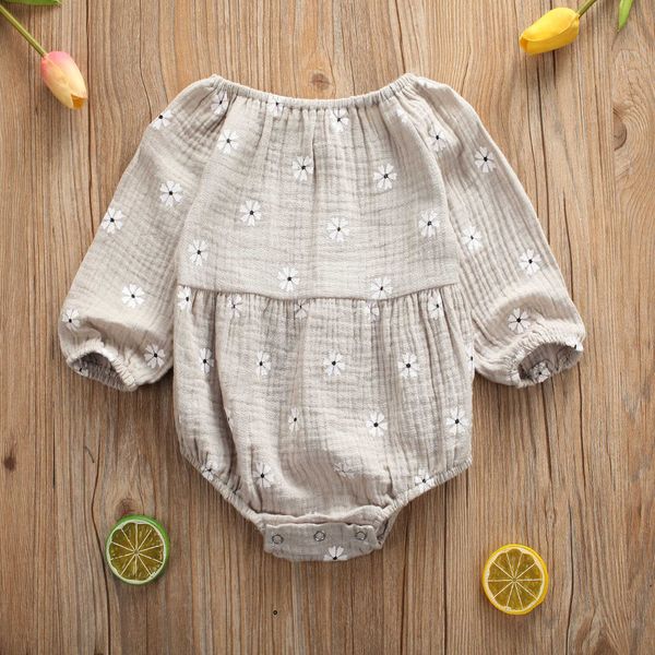 rompers 024m spring autumn clothes baby girl flower print cotton soft romper girls long sleeve jumpsuit fashion infant clothing j220922, Blue
rompers 024m spring autumn clothes baby girl flower print cotton soft romper girls long sleeve jumpsuit fashion infant clothing j220922, Blue