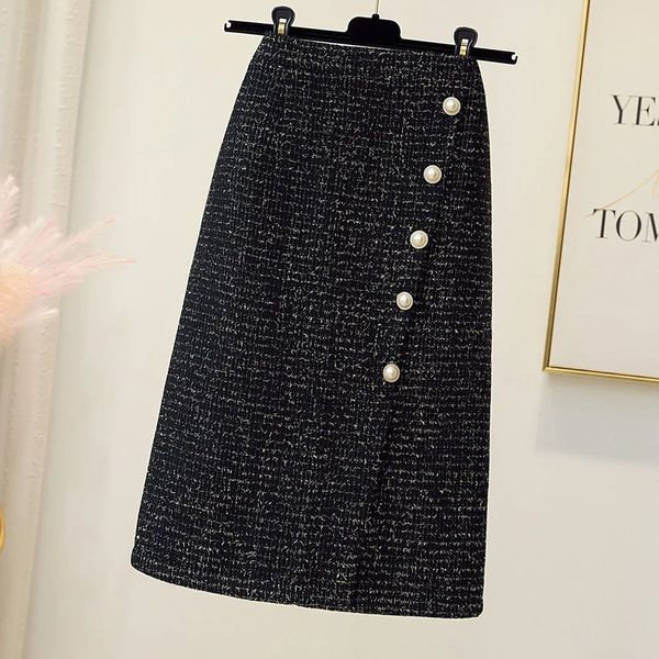 skirts xiaoxiangfeng woolen bright silk skirt women's autumn and winter ins fashion elegant high waist slit bag hip one step 221008, Black
skirts xiaoxiangfeng woolen bright silk skirt women's autumn and winter ins fashion elegant high waist slit bag hip one step 221008, Black