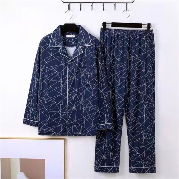men's sleepwear autumn winter pijama for men lounge pyjamas blue bedgown home clothes man bedroom pj cotton pajamas 221007, Black;brown
men's sleepwear autumn winter pijama for men lounge pyjamas blue bedgown home clothes man bedroom pj cotton pajamas 221007, Black;brown