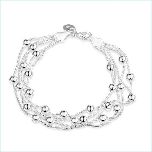 link chain plated sier chain bracelets snake round beads for women retro wedding party christmas gifts fashion jewelry 208 d3 drop d dhbtg, Black
link chain plated sier chain bracelets snake round beads for women retro wedding party christmas gifts fashion jewelry 208 d3 drop d dhbtg, Black