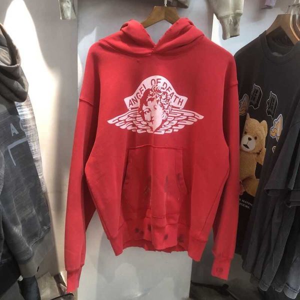 autumn and winter new saint high street fashion brand printed hole washed old men's plush loose os sweater coat, Black
autumn and winter new saint high street fashion brand printed hole washed old men's plush loose os sweater coat, Black