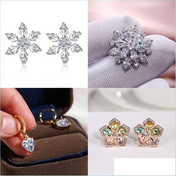 stud zircon christmas snowflake stud earrings for women shiny rhinestone crystal flowers earring jewelry new year gifts 224 d3 drop d dhncv, Golden;silver
stud zircon christmas snowflake stud earrings for women shiny rhinestone crystal flowers earring jewelry new year gifts 224 d3 drop d dhncv, Golden;silver