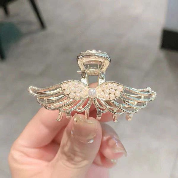 hair clips new hairpin wings angel pearl small grab clip korean temperament net red back head hair accessories, Golden;silver
hair clips new hairpin wings angel pearl small grab clip korean temperament net red back head hair accessories, Golden;silver