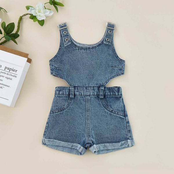 rompers 6m4y kids girls fashion denim jumpsuit playsuit solid color jarretel sleeveless hollow out summer shorts outfit j220922, Blue
rompers 6m4y kids girls fashion denim jumpsuit playsuit solid color jarretel sleeveless hollow out summer shorts outfit j220922, Blue