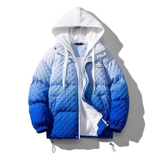 men's down parkas fashion winter gradient styles warm thicken coat 2022 new casual hooded bubble jacket warm parkas hooded puffer jacke, Black
men's down parkas fashion winter gradient styles warm thicken coat 2022 new casual hooded bubble jacket warm parkas hooded puffer jacke, Black