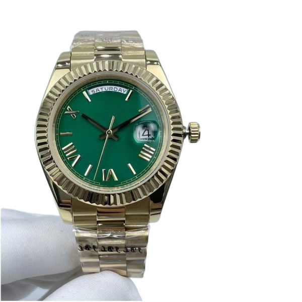 luxury mens classic mechanical watch 41mm automatic movement fine steel case watchband sapphire mirror self-winding wristwatch, Slivery;brown
luxury mens classic mechanical watch 41mm automatic movement fine steel case watchband sapphire mirror self-winding wristwatch, Slivery;brown